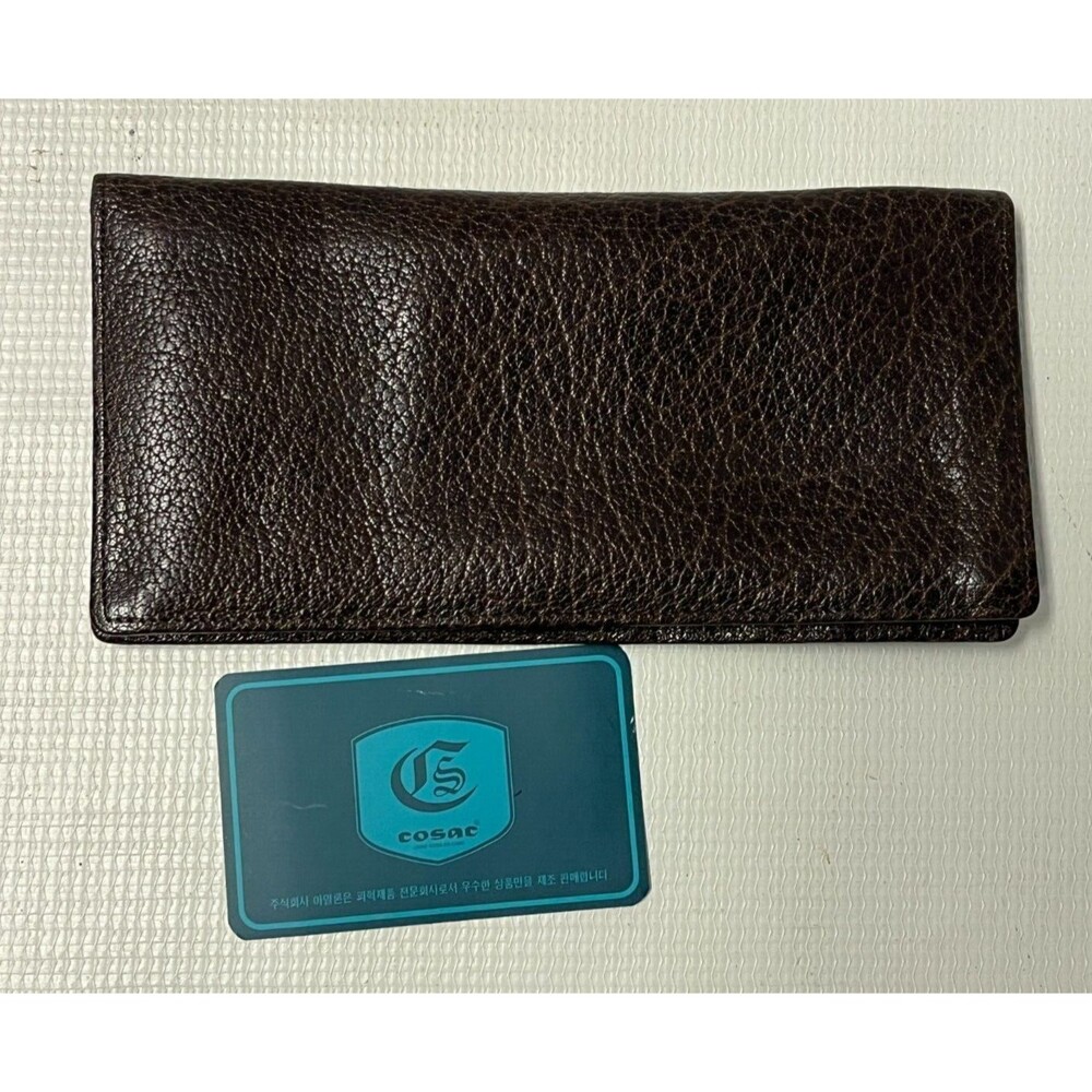 Cosac Vintage Brown Leather Wallet Bifold Credit Card Slots Philippines Unisex